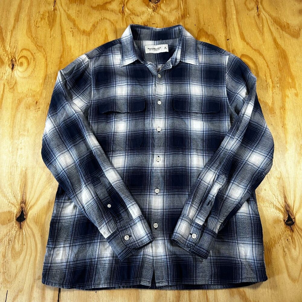 Abercrombie & Fitch Soft A&F Collection Plaid Flannel M